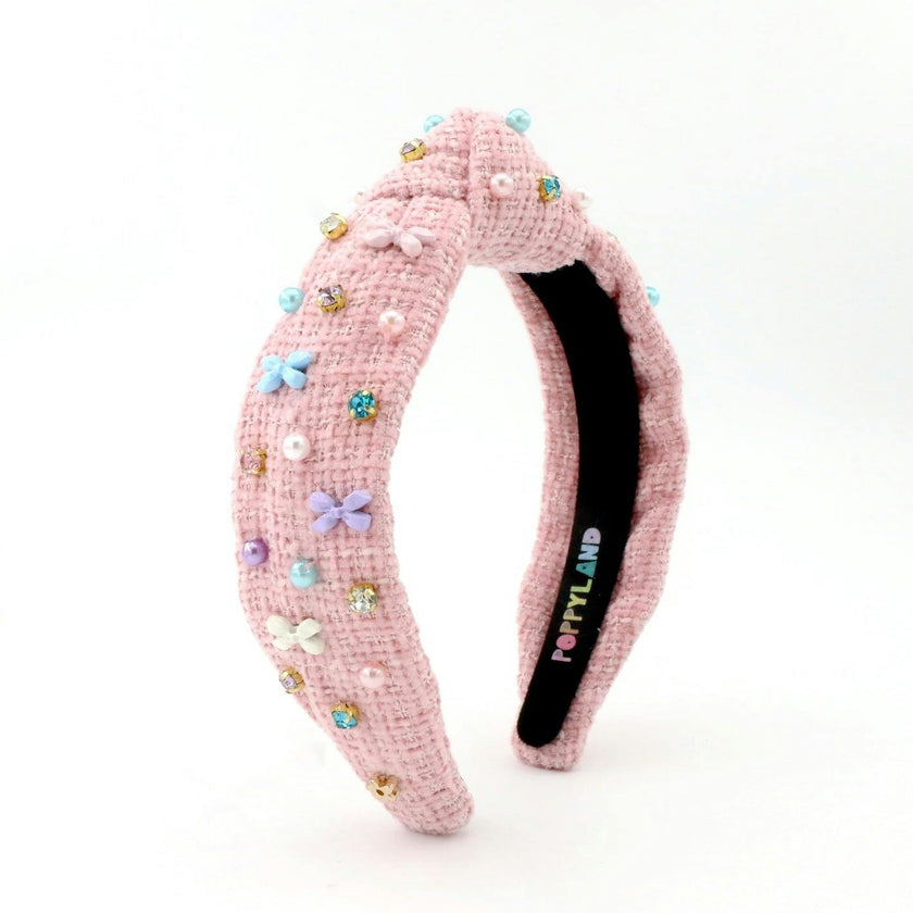 Tweed Bow Multi Headband