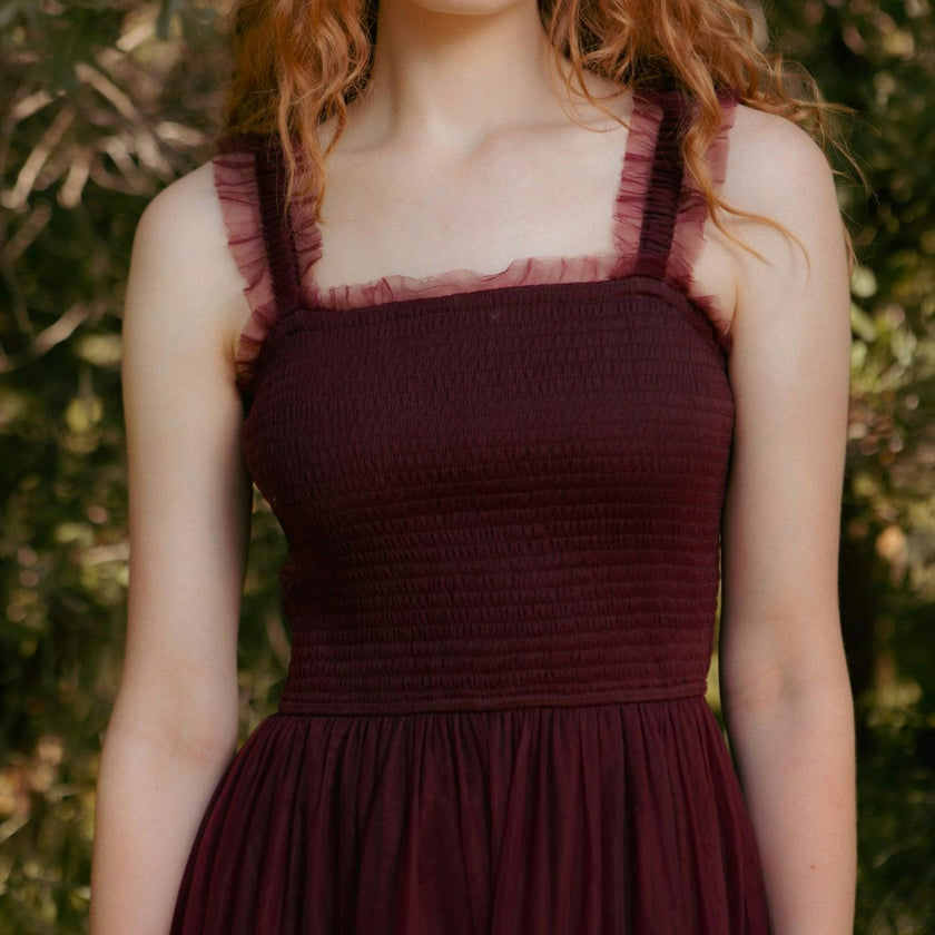 Destiny Dress in Burgundy