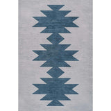 Chayton Minimalist Geometric Machine-washable Area Rug