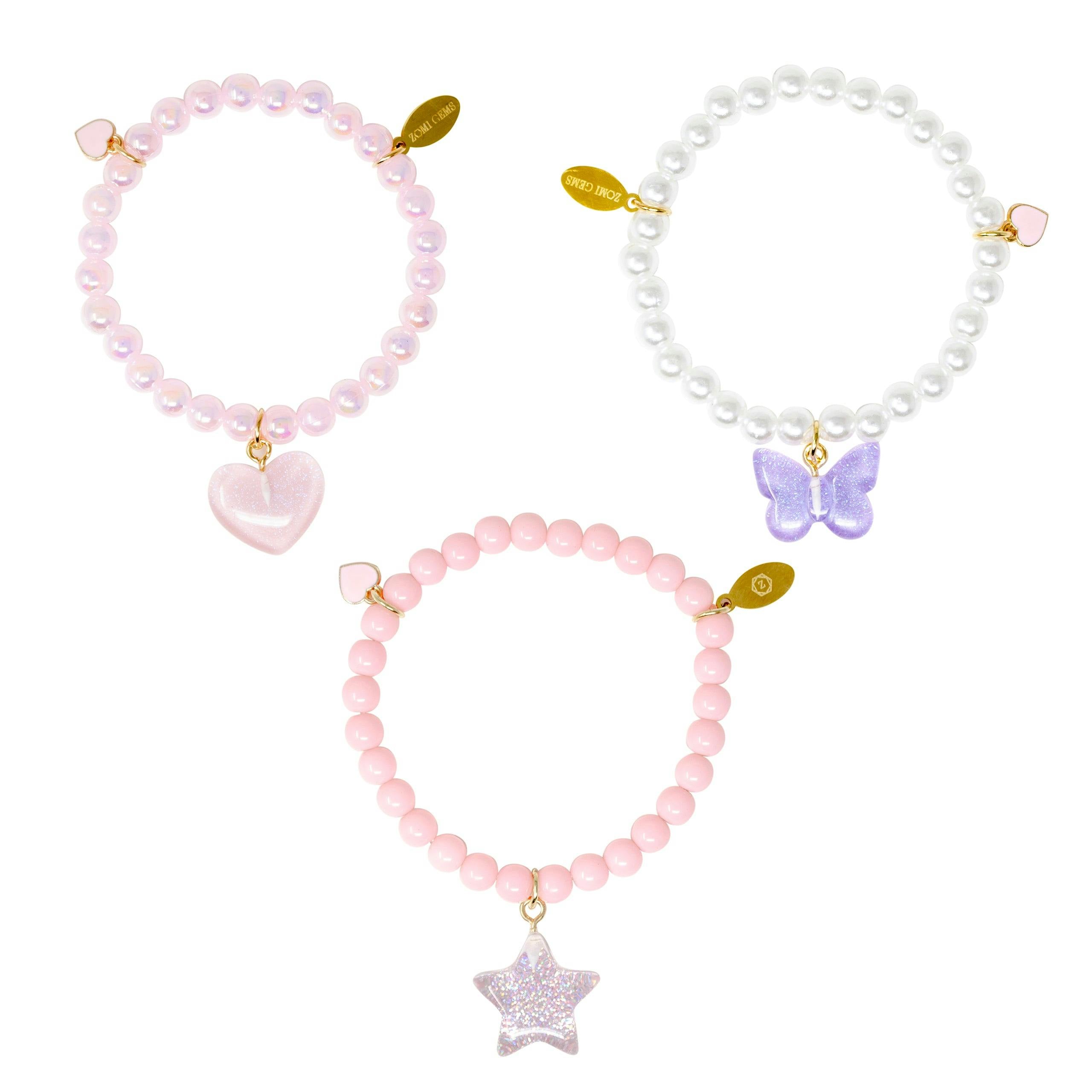 Star & Heart Bracelet Set
