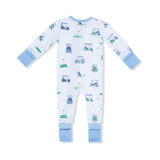 Vintage Golf Carts Blue - Convertible Romper