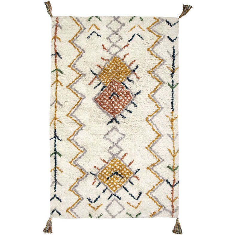 Trishna Berber Style Tassel Rectangular Rug