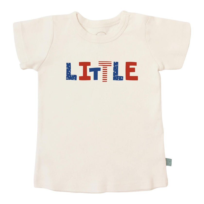 graphic tee | little