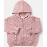 Baby Girls Fuzzy Zip-Up Hoodie