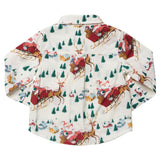Boys Jack Shirt - Santa Sleigh