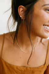 Wavy Gold Hoops