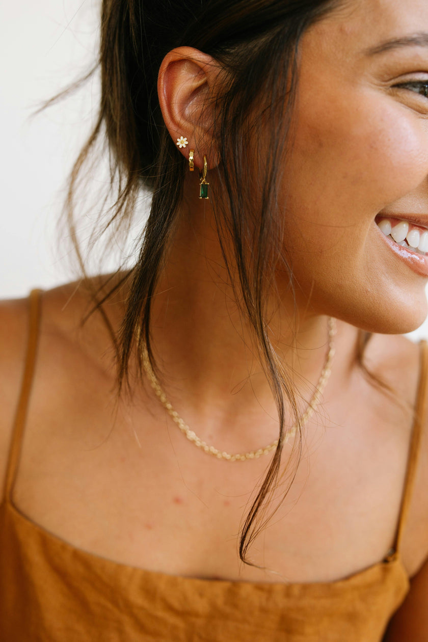 Wavy Gold Hoops