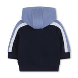 Dark Navy & Light Blue Panel Tracksuit