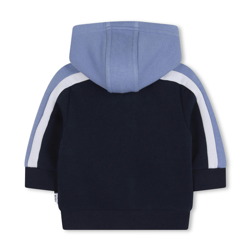 Dark Navy & Light Blue Panel Tracksuit