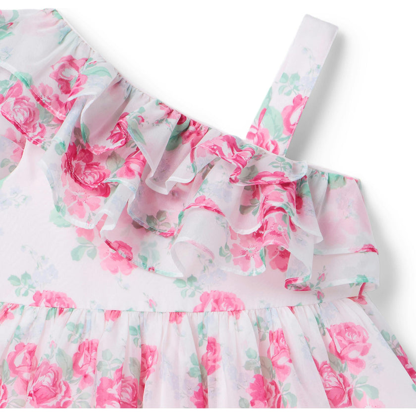 The Rose Ruffle Party Dress