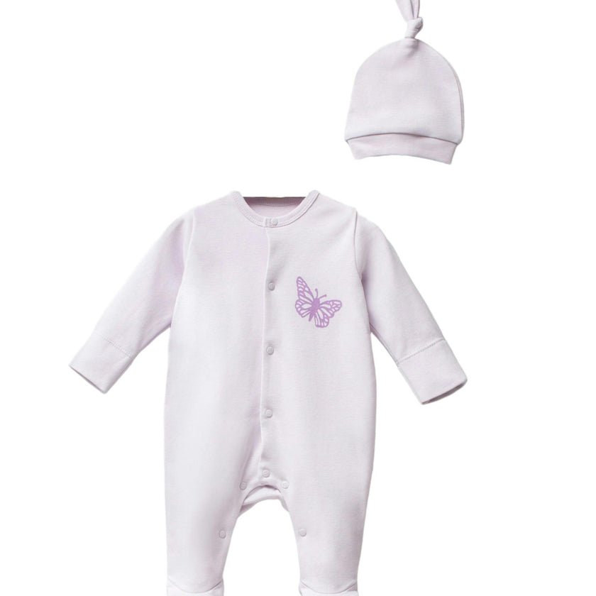 Lilac Purple Butterfly Set