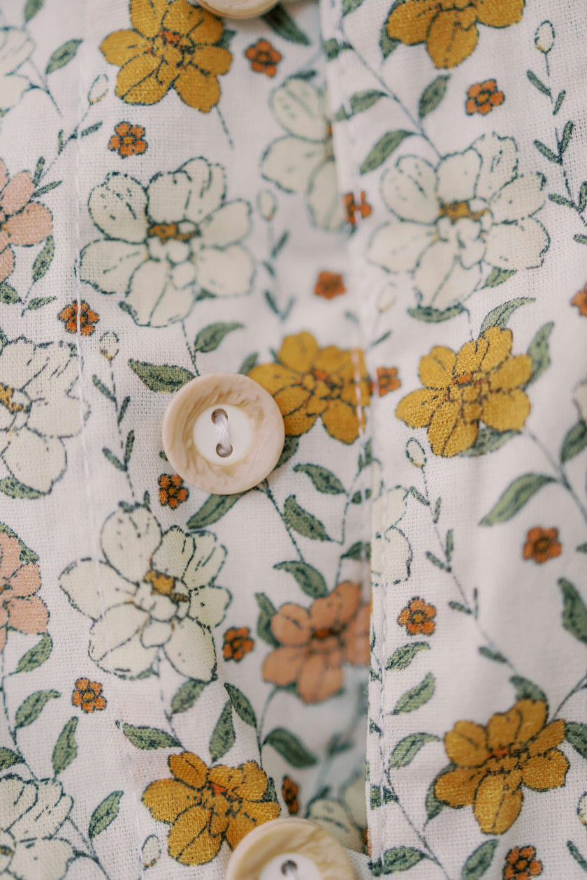 Hikari Pintuck Dress | Marigold Dawn
