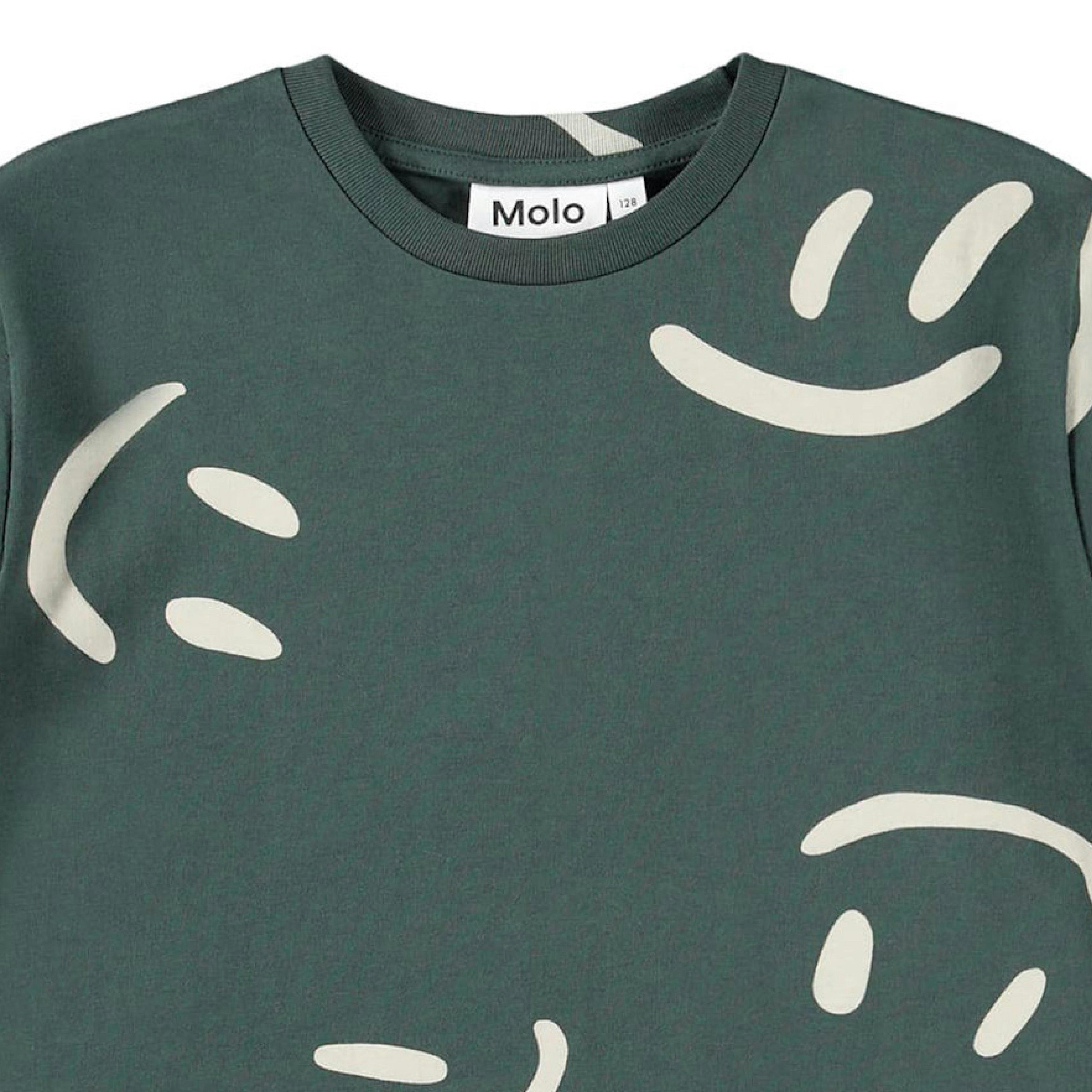 Molo Riley Big Smiles Taxus T-Shirt