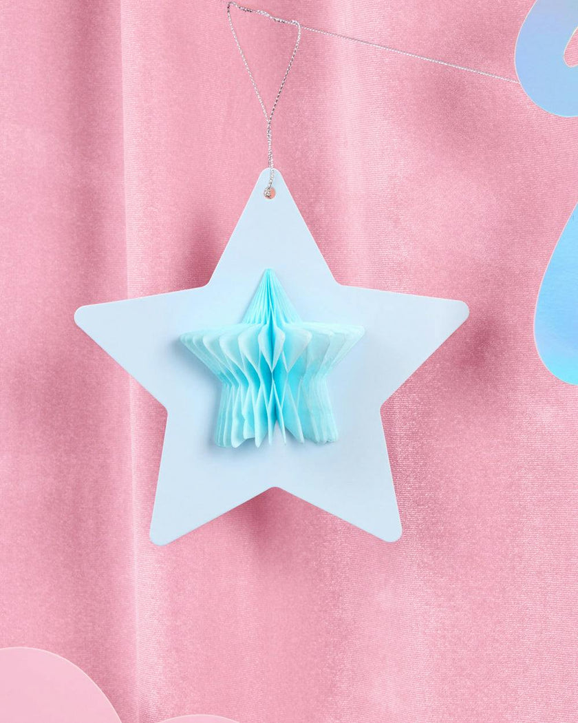 No Boys Allowed Banner - iridescent foil banner