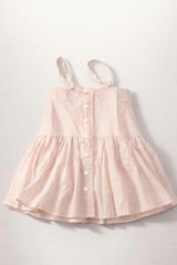 Hikari Pintuck Dress | Soft Pink
