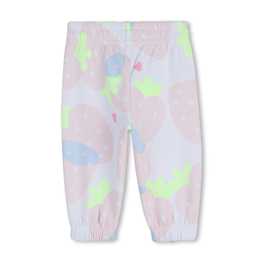 Fleece Jogging Set Strawberries Organic Cotton