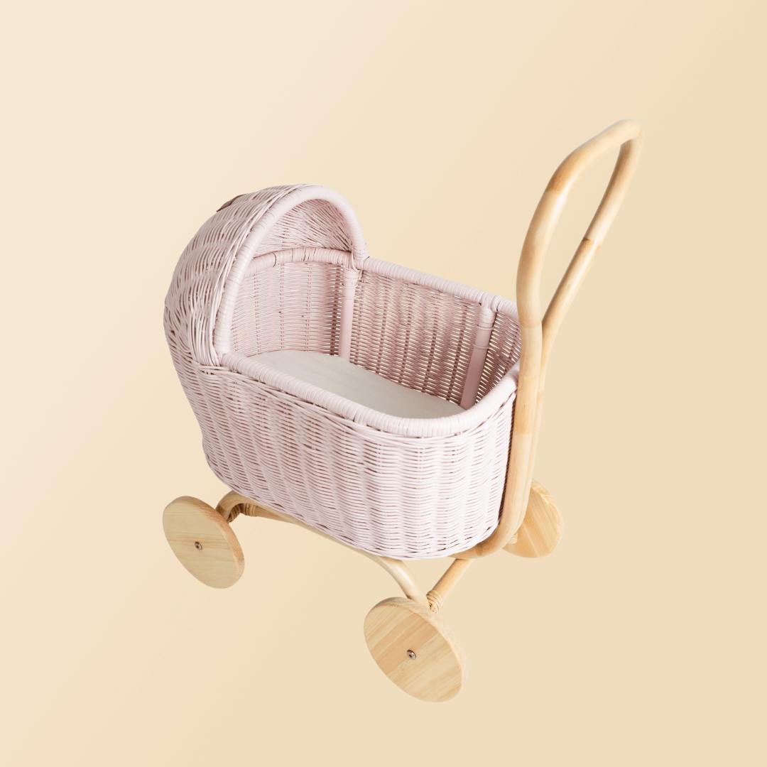Handcrafted - Colette Doll Stroller - Pink