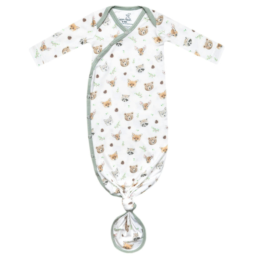 Newborn Knotted Gown - Wilder
