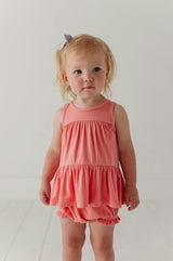 Baby Girl Double Peplum & Bloomer Set