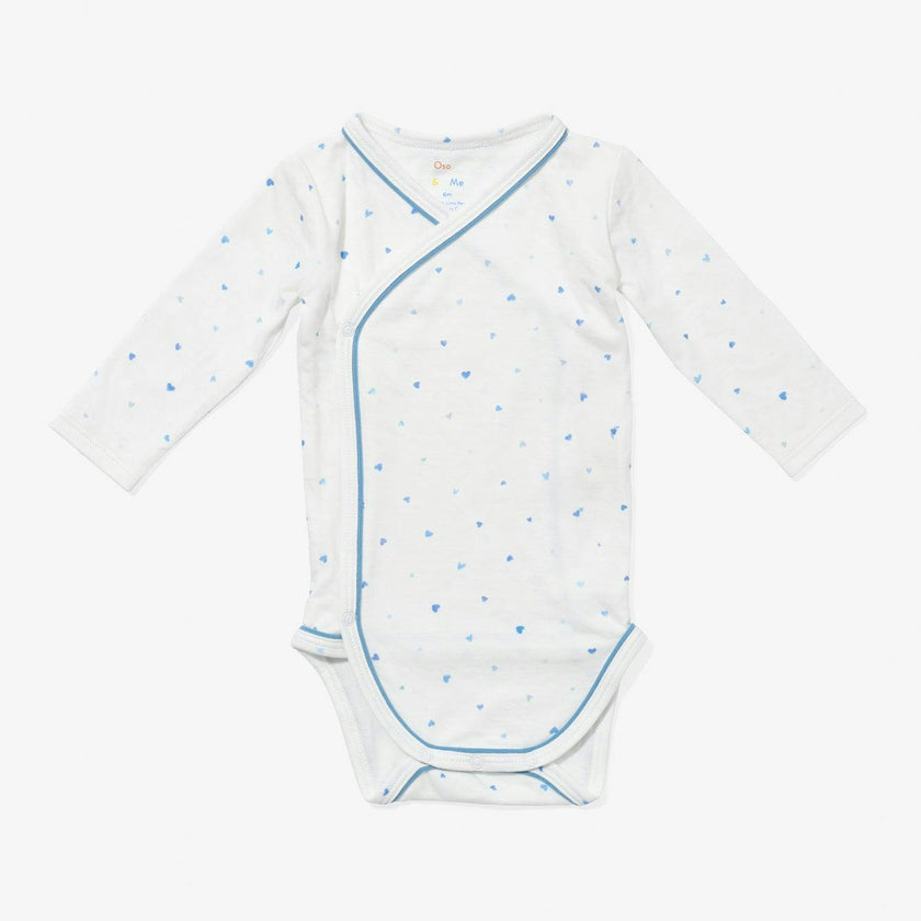 Crossbody One-piece, Blue Hearts