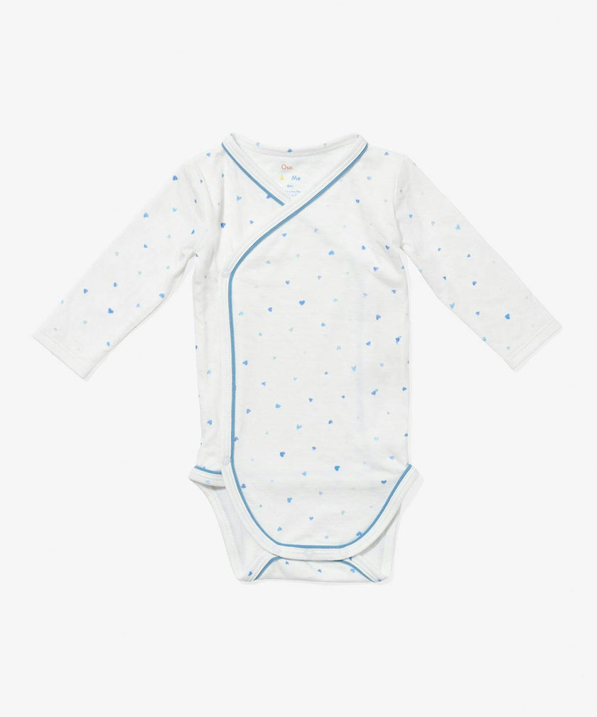 Crossbody One-piece, Blue Hearts