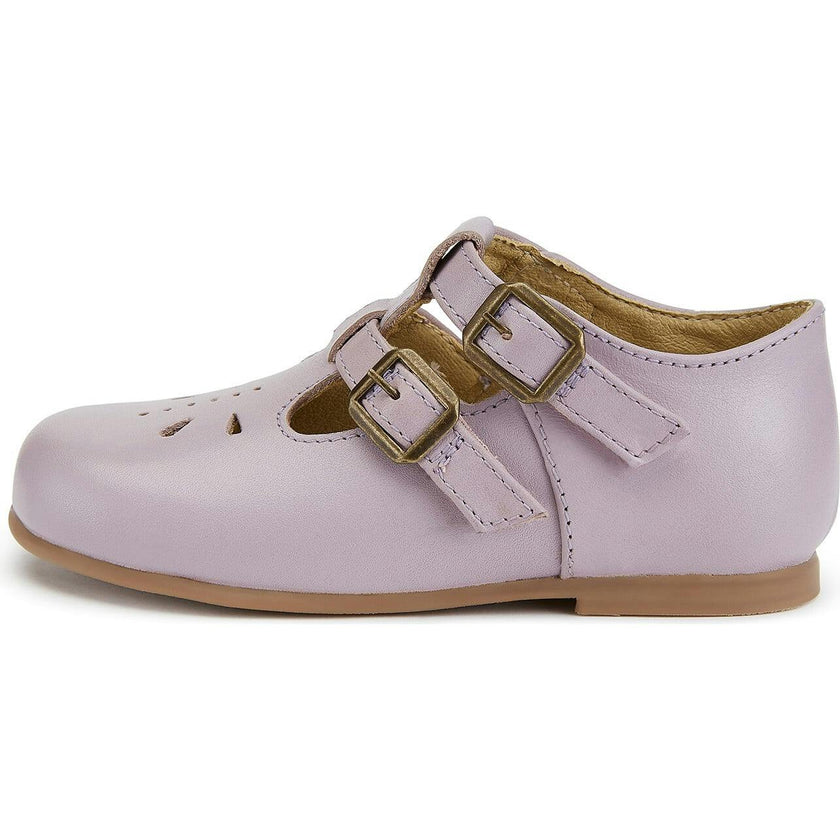 Lucy Velcro T-Bar Shoe, Purple