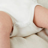 Short Sleeve Bodysuit - White