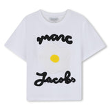 White Daisy Logo Tee