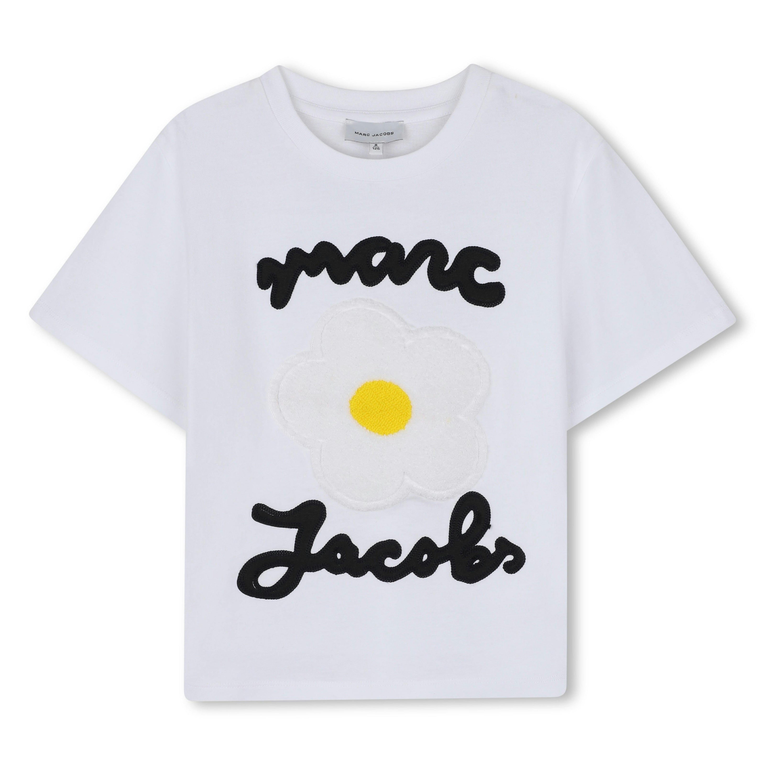 White Daisy Logo Tee