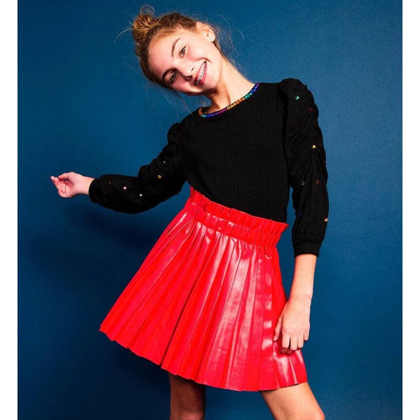 Gem Queen Puff Sleeve Blouse