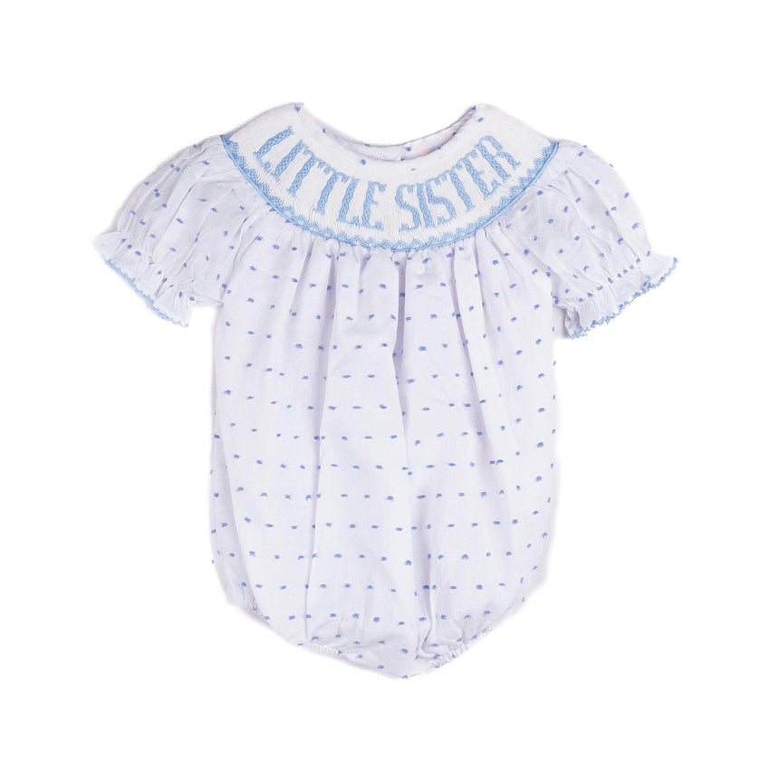 Little Sister Bubble - Blue Swiss