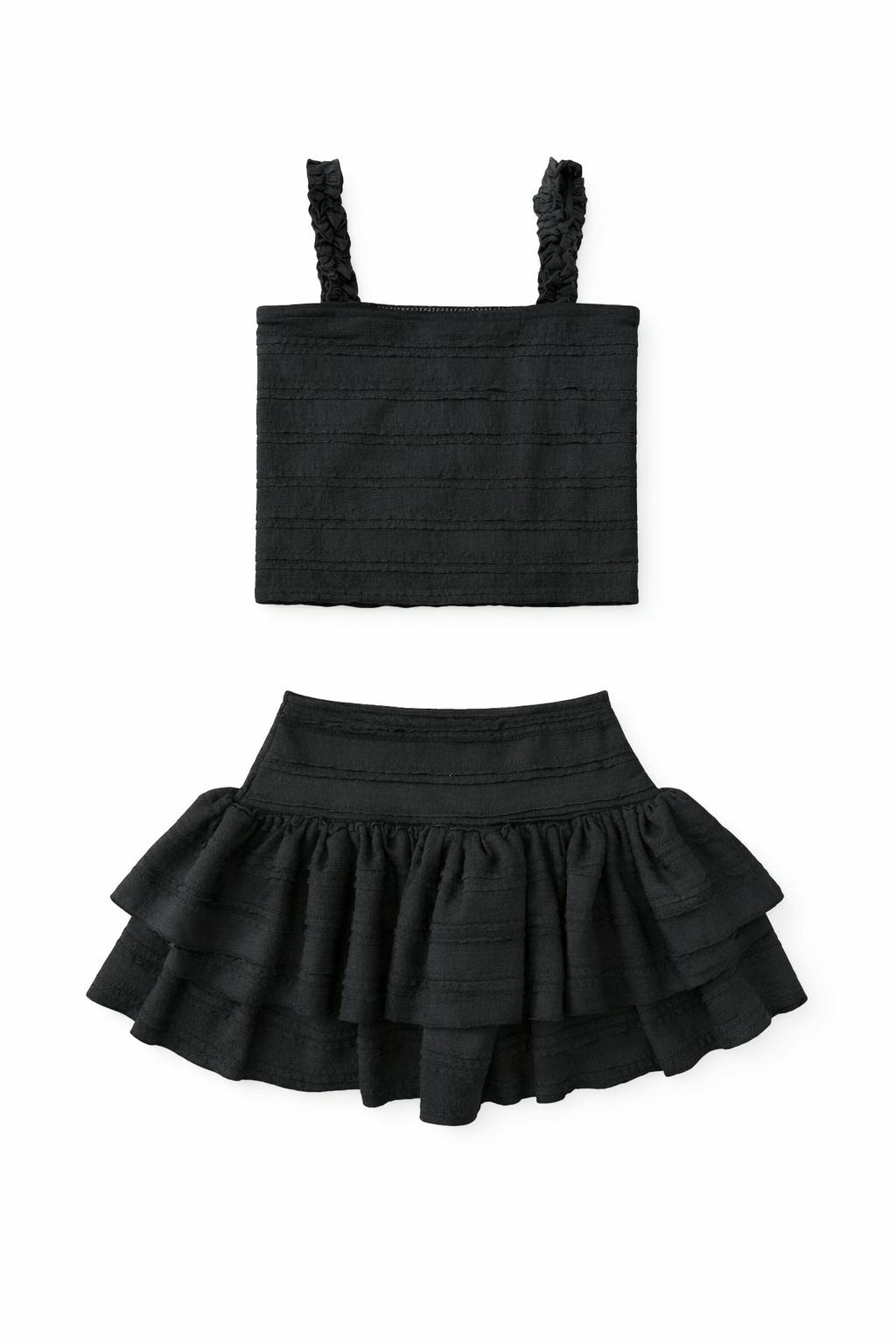 Girls Fortune 2 Piece Top and Skirt Set