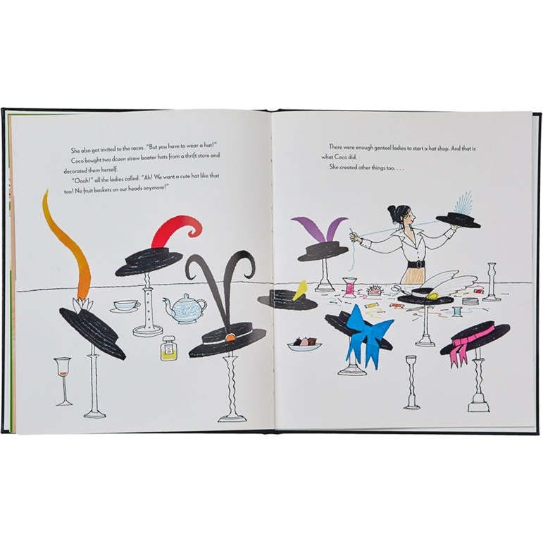 Coco and the Little Black Dress Leather Bound Children's Book