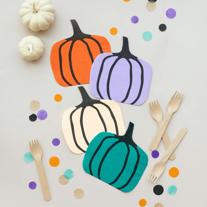 Hocus Pocus Mixed Pack Pumpkin Large Napkins