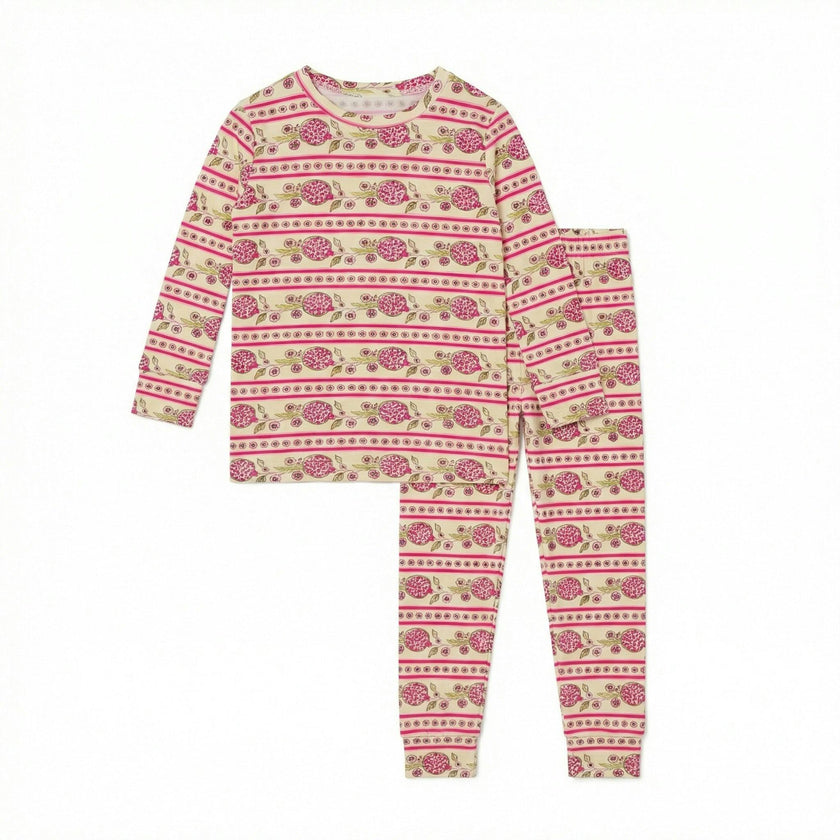 Pomegranate Soiree Bamboo Toddler Pajama