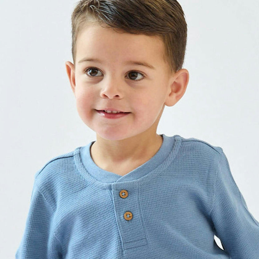 PAYTON 5-Pack Waffle Henleys