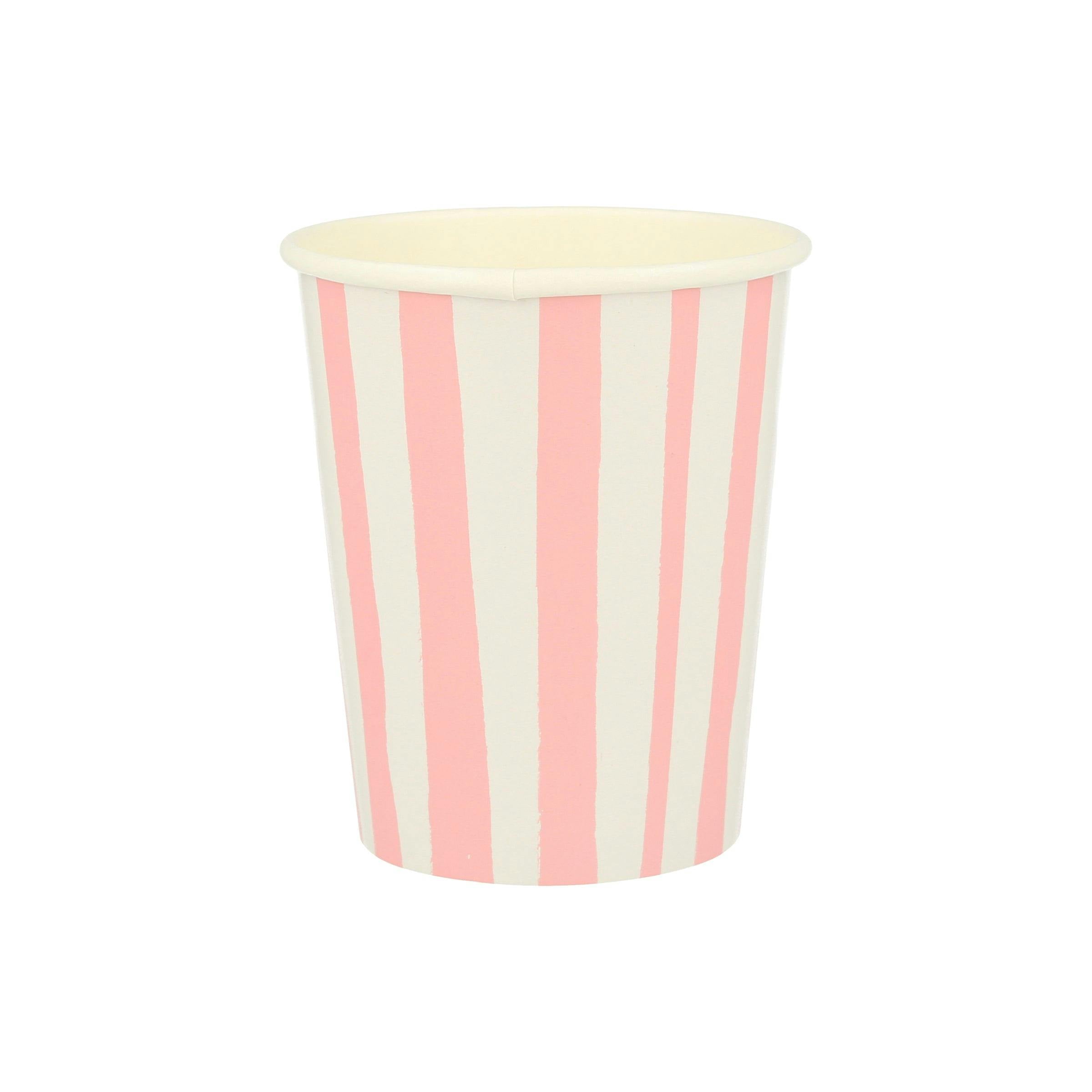Mixed Stripe Cups
