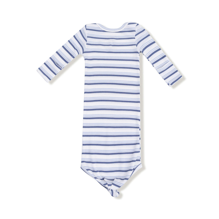 Vintage Stripe - Blue - Knotted Gown