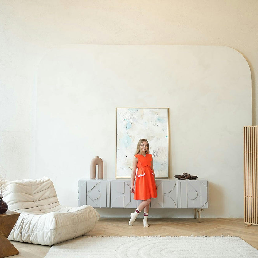 Colette Dress, Orange