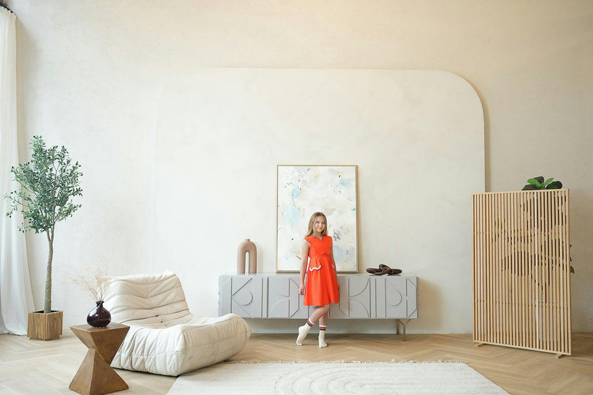 Colette Dress, Orange