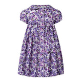 Violet Button-Front Dress & Bloomers