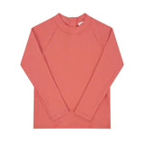 unisex sailor red seersucker rashguard