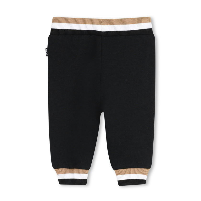 Black Logo Baby Jacket Set