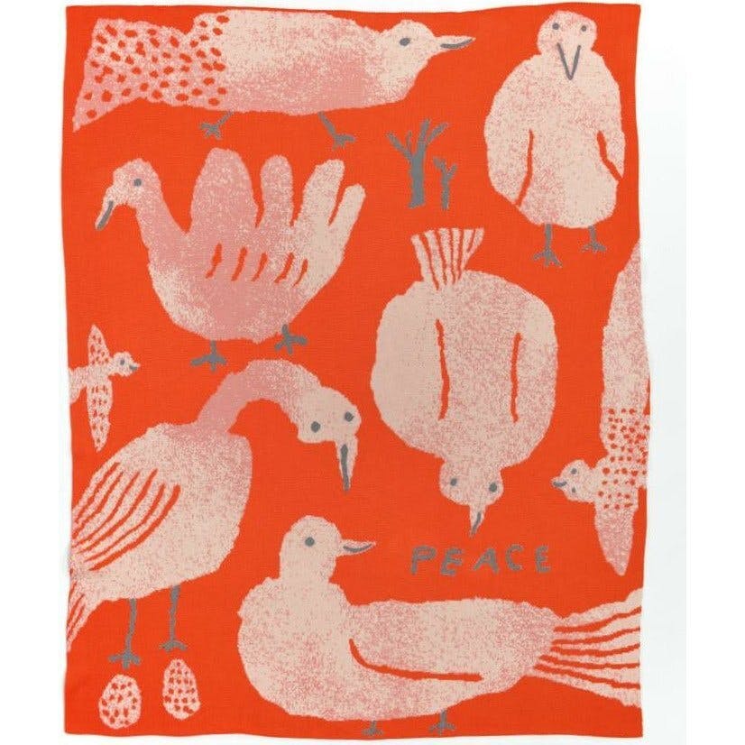 Peace Knit Blanket