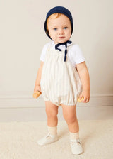 Peter Pan Collar Bodysuit in White (0mths-3yrs)