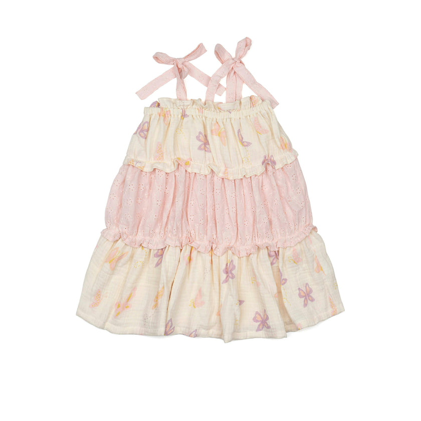 Amber Dress in Butterfly Kiss Natural