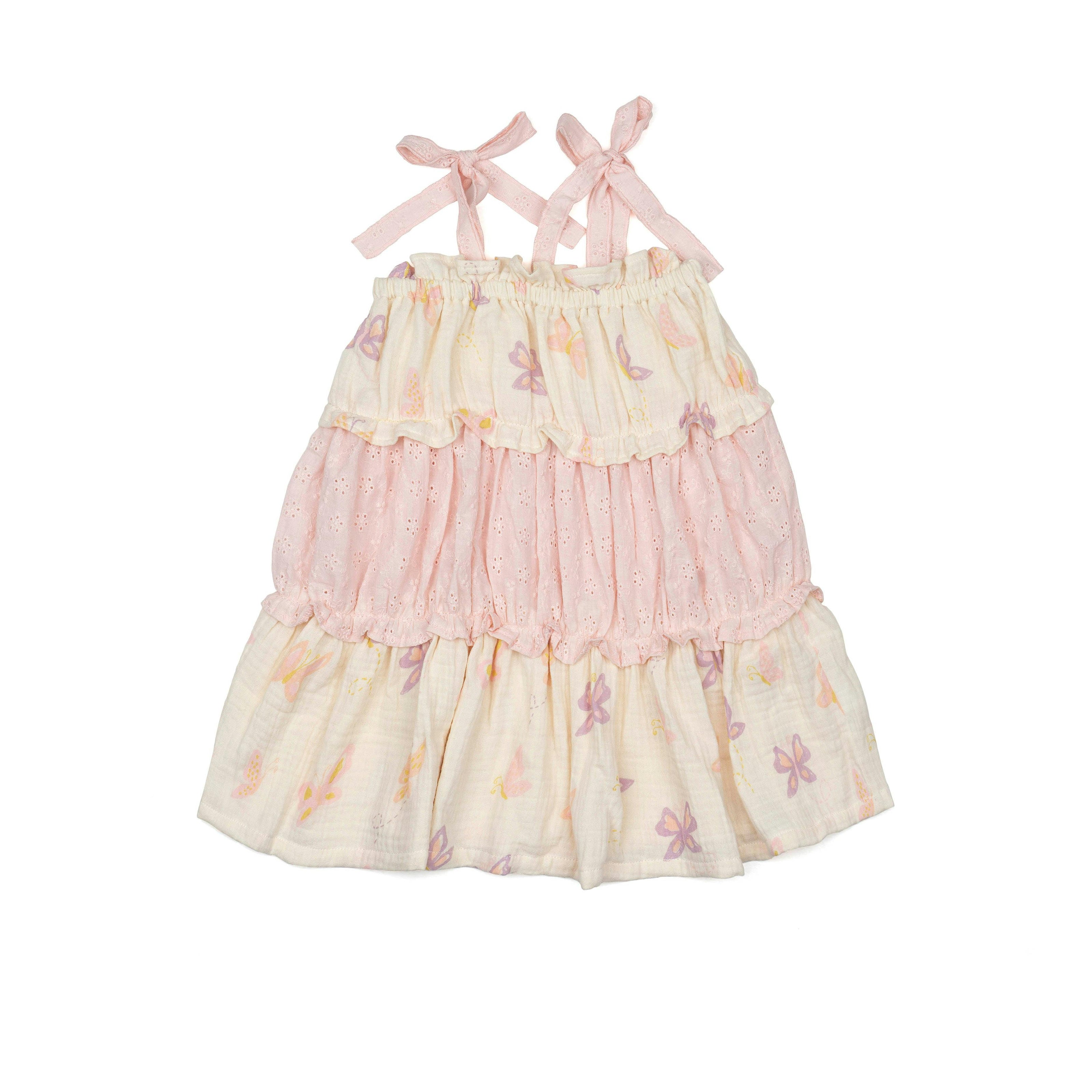 Amber Dress in Butterfly Kiss Natural