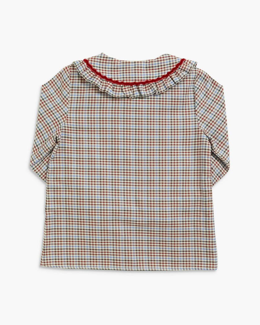 Grenelle Blouse Multico Check Twill