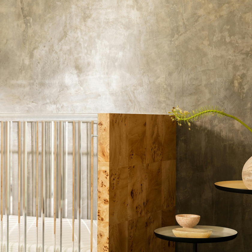 Altair Burl Wood Crib