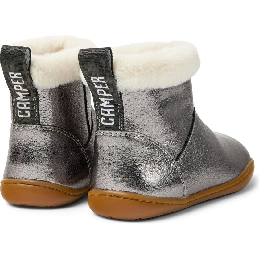 Kids Peu Leather Ankle Boots